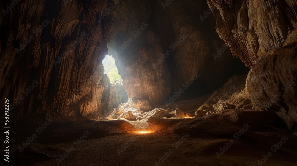 Slovakia Demnovska Cave of Liberty photorealistic Slovakia Demnovska Cave of Liberty photorealistic
