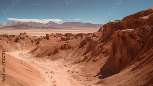 South America Atacama Desert photorealistic