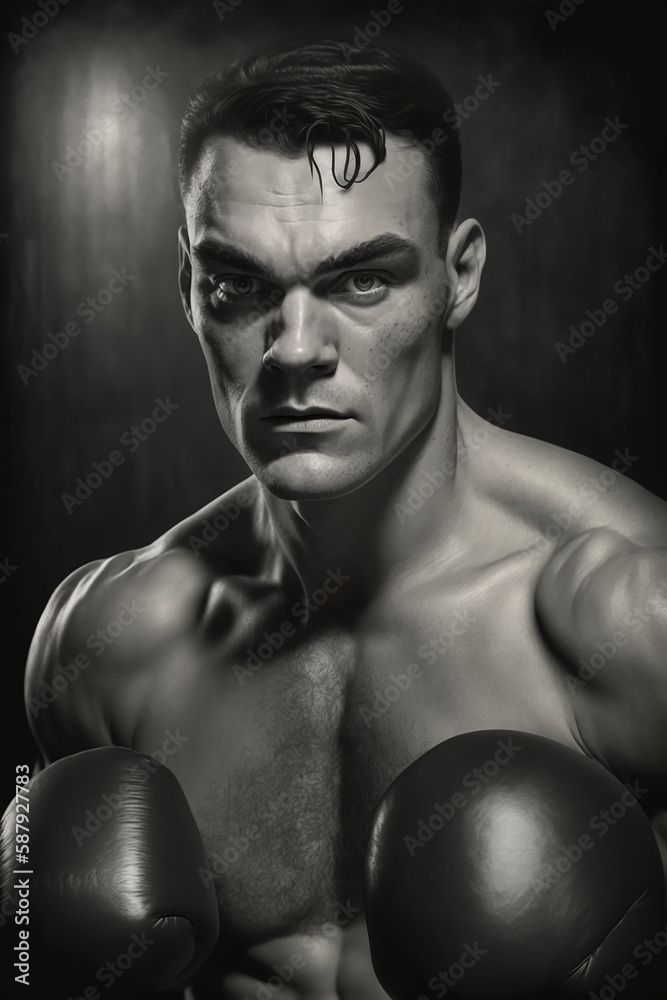 This striking Generative AI illustration captures the classic style and