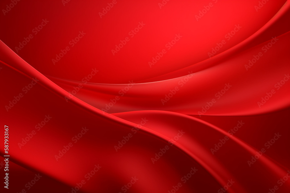 red royal silk, Generative AI red royal silk, Generative AI