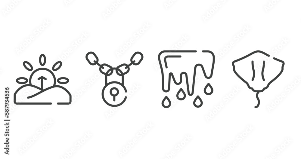 animals outline icons set. thin line icons sheet included sunrise, locks, thaw, stingray vector. animals outline icons set. thin line icons sheet included sunrise, locks, thaw, stingray vector.