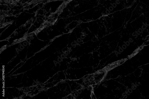 Black marble natural pattern for background