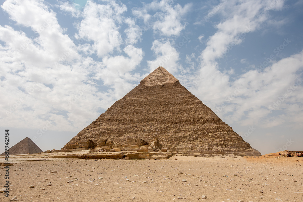 Pyramids of Giza in Cairo, Egypt
Pyramids of Giza in Cairo, Egypt