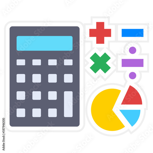 Maths Sticker Icon