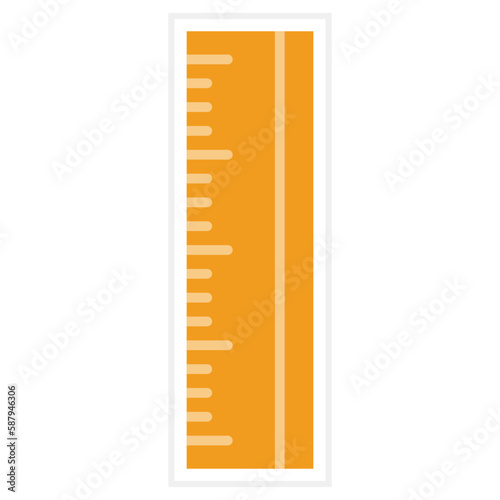Ruler Sticker Icon