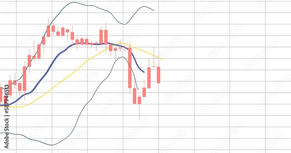 Candlestick stock exchange background. Trading chart concept Candlestick stock exchange background. Trading chart concept
