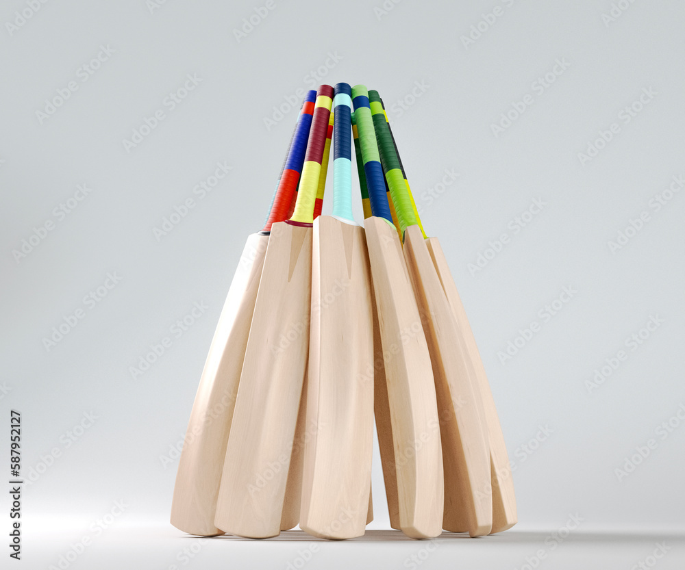 Circular Array Of Cricket Bats Circular Array Of Cricket Bats