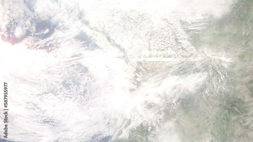 Earth zoom in from outer space to city. Zooming on Lakewood, Washington, USA. The animation continues by zoom out through clouds and atmosphere into space. Images from NASA Earth zoom in from outer space to city. Zooming on Lakewood, Washington, USA. The animation continues by zoom out through clouds and atmosphere into space. Images from NASA