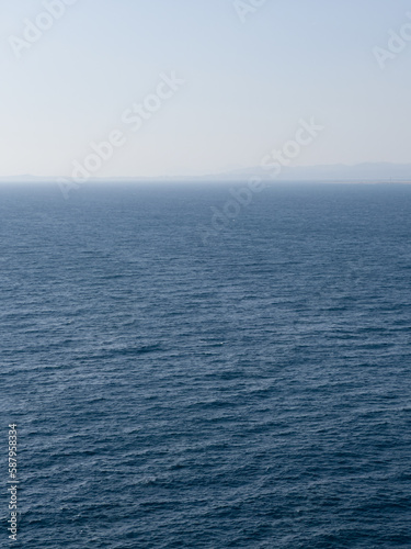 Natural background of azure sea water, French Riviera