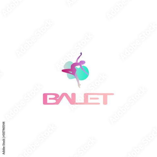 ballet logo design,dance club logo