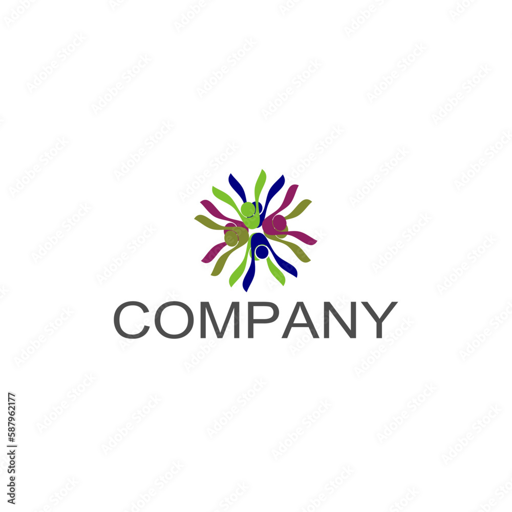 human conecting or team work logo company,social logo.vector human conecting or team work logo company,social logo.vector
