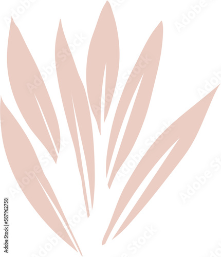 Abstract blotch shape. Liquid boho shape elements.