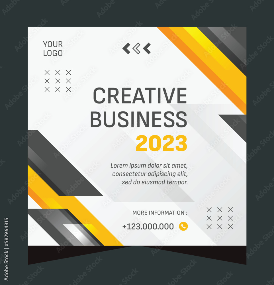 Obraz premium Design post-business marketing