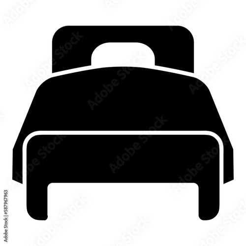 hotel bed icon