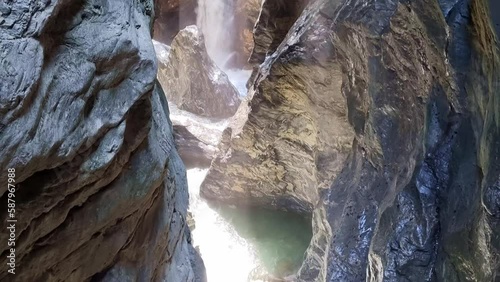 Views of the Liechtenstein Gorge near Sankt Johann in Pongau Austria. A good Place for Hikers and Nature Lovers