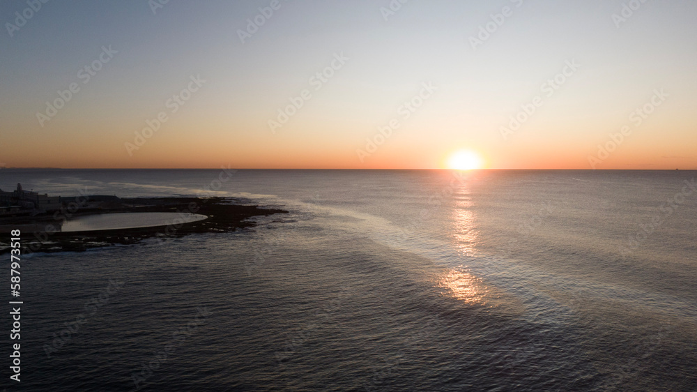 Fototapeta premium sunset on the beach
