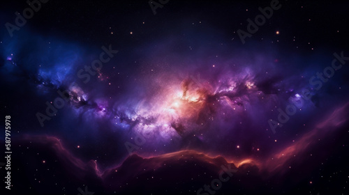 Cosmic Deep Space Background，generative AI