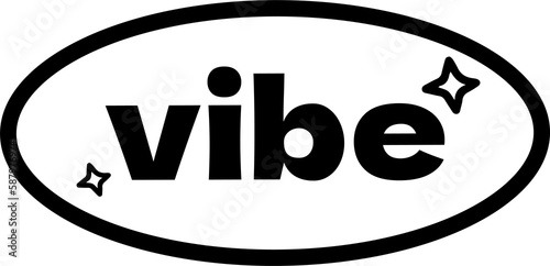 Fototapeta Cute vibe sticker icdea