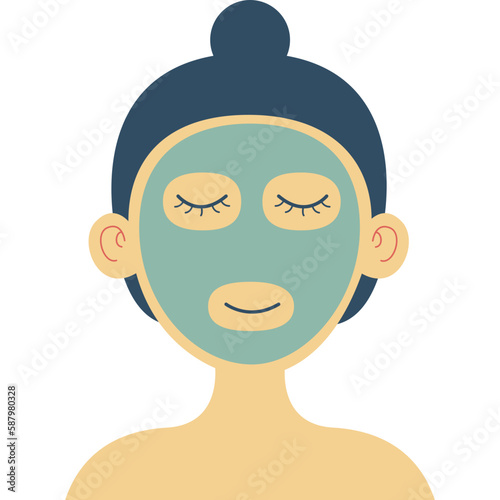Facial Mask Illustration