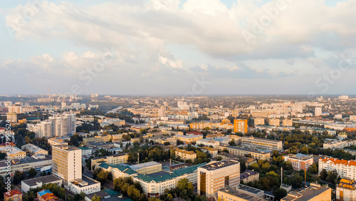 Oryol, Russia. History Center. View of the city from the air. Summer, Aerial View