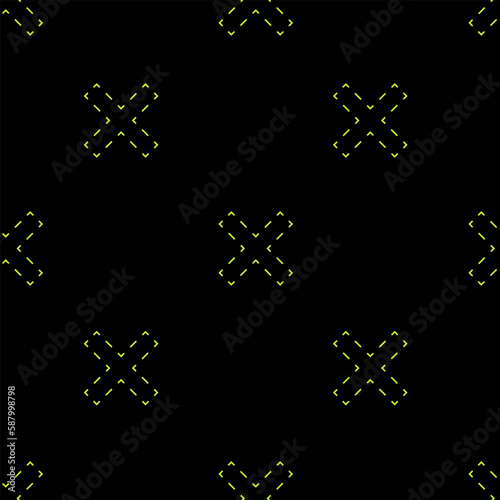 Rave psychedelic seamless pattern. Trippy background with surreal element. 90s style pattern with geometric pattern