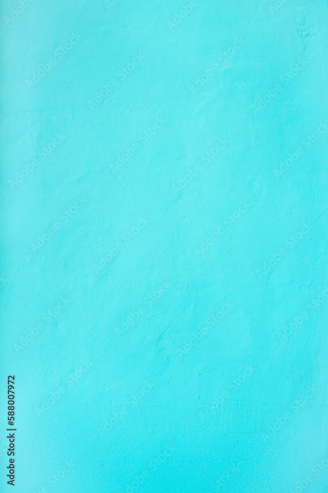 The Vertical teal blue green cement wall texture background. The Vertical teal blue green cement wall texture background.