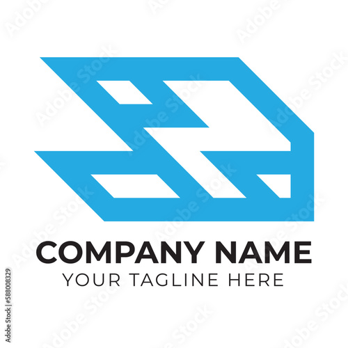 Free Download Corporate modern minimal abstract business logo design template for your company - GFXLoad