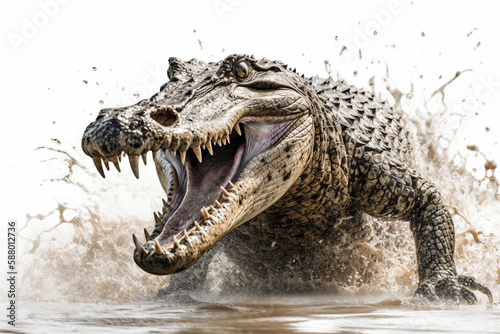 Fotografia crocodile in the water