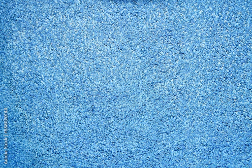 Background of blue terry towel Background of blue terry towel