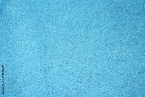 Background of blue terry towel