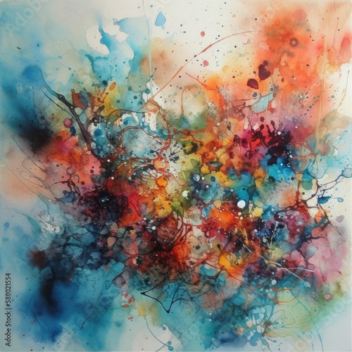 abstract watercolor