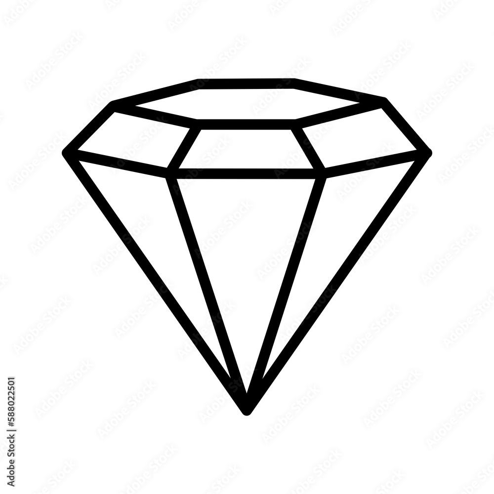 Diamonds icon isolate on transparent background. Diamonds icon isolate on transparent background.