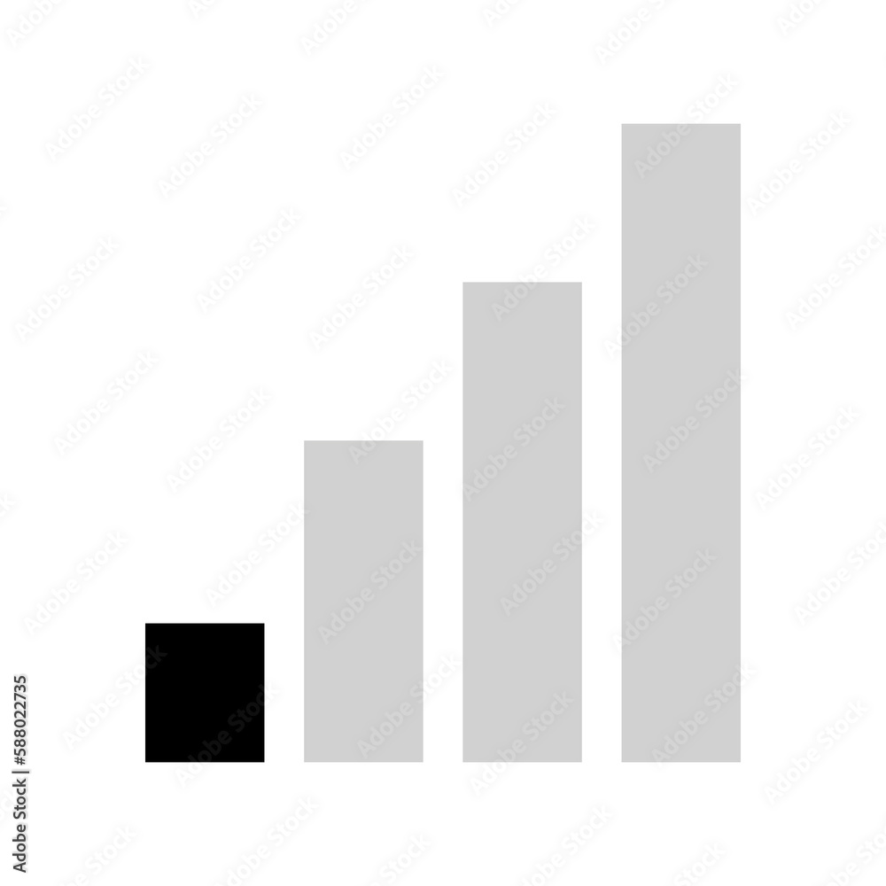 Phone bar status icon isolate on transparent background. Phone bar status icon isolate on transparent background.