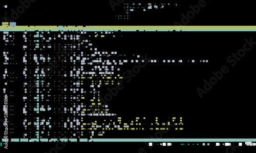 Programming console with dark background. Coding vector Illustration