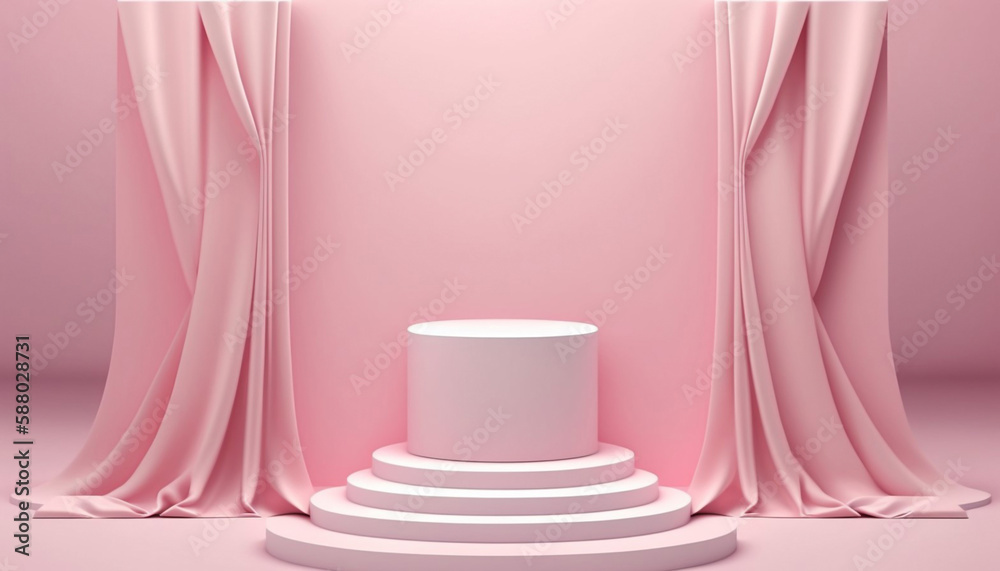 pink podium