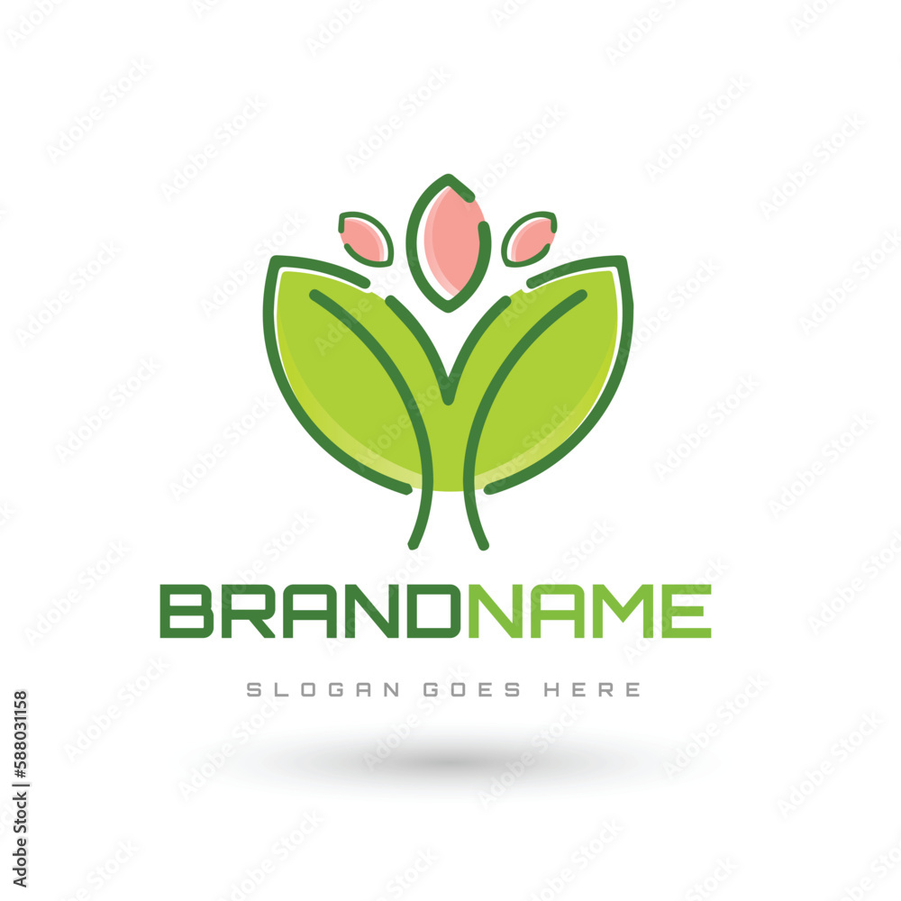 Green Forest, Tree Logo Template. Green Forest, Tree Logo Template.