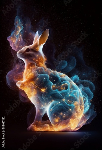 rabbit bunny amazing smoke effect