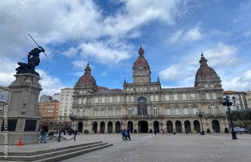 Palacio de María Pita en A Coruña, Galicia