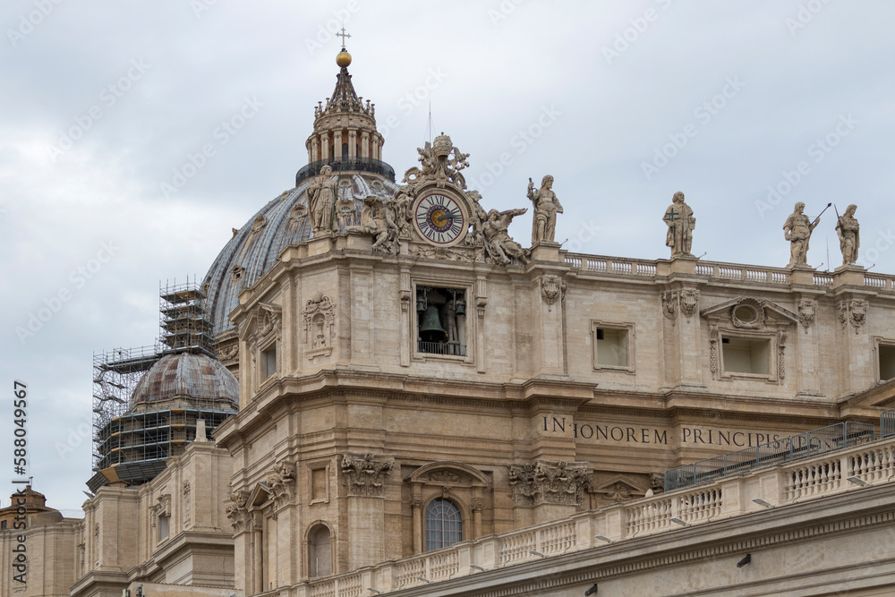 St. Peter's Square and basilica St. Peter's Square and basilica