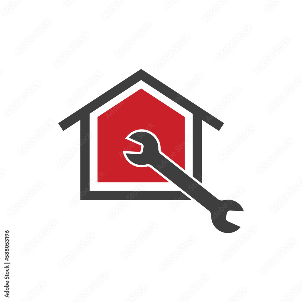 Home service logo design template Home service logo design template