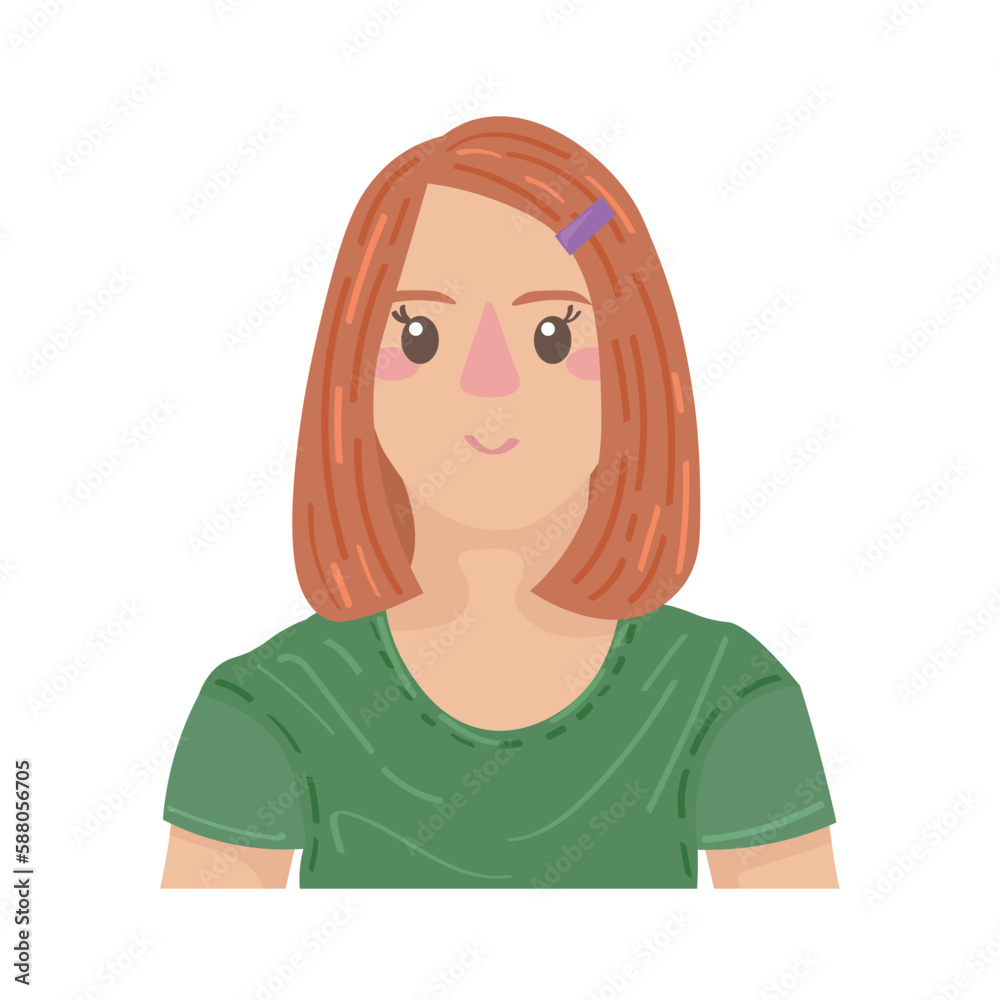 Adorable little girl on white background Adorable little girl on white background
