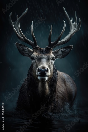 Deer Im the Rain © Markus