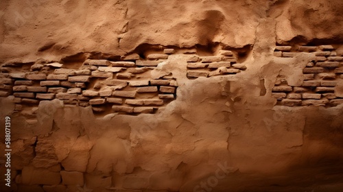 Natural Adobe Wall Texture Background photo