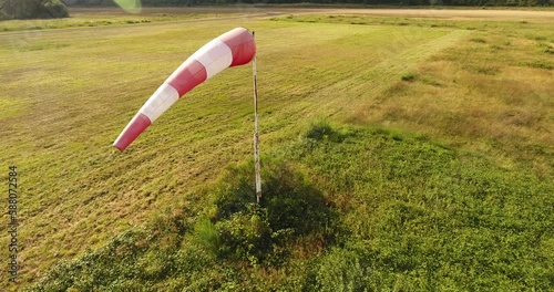 Manche à air sur l’aérodrome de La Flèche