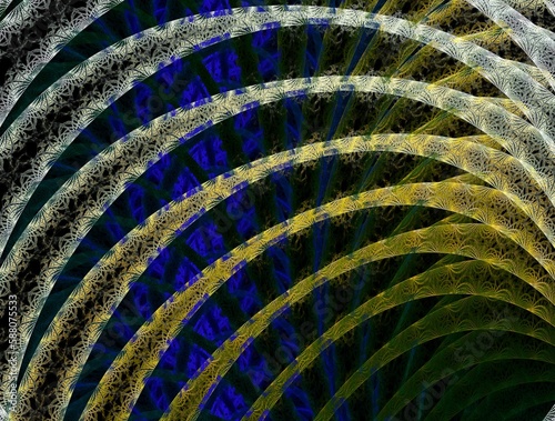 Wallpaper Mural Imaginatory fractal abstract background Image Torontodigital.ca