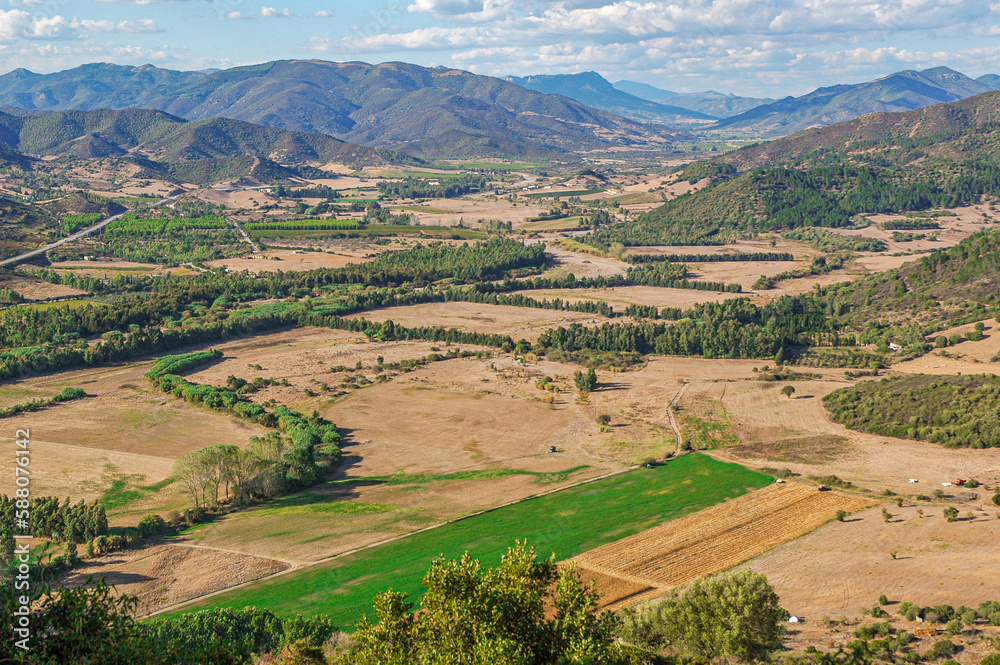 Fototapeta premium Quirra landscape, Villaputzu. Sardinia, Italy