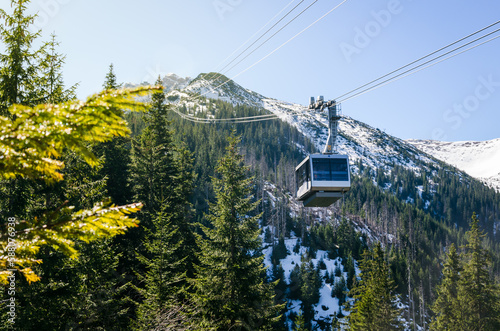 Cableway to Kasprowy Wierch in the Tatra Mountains