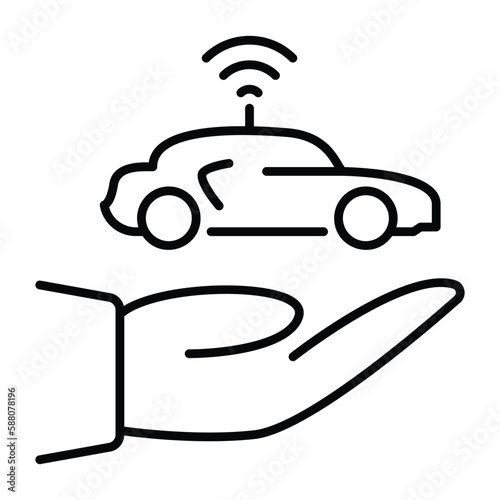 He bought his new self driving�car�from an�car agent