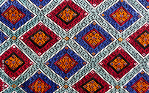 traditional handmade Turkish style rug pattern