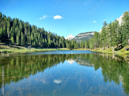 lake in the dolomites